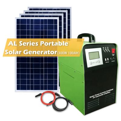 China HOME& INDUSTRIAL& COMMERCIAL& 24V 1.5kw portable AL off-grid solar system etc. AL Portable Solar Power Generator for sale