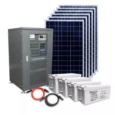 China Durable Hybrid Solar Panel System 5kw 8kw Solar Inverter On Grid Off Grid for sale