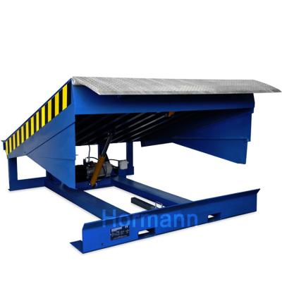 China Building Material Shops Hydraulic Warehouse Container Load Yard Ramp Mobile Dock Leveler for sale