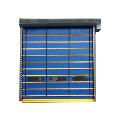 China Industrial Set Windproof Large Occupancy Is Easy To Install Durable PVC High Fast Stacking Door for sale