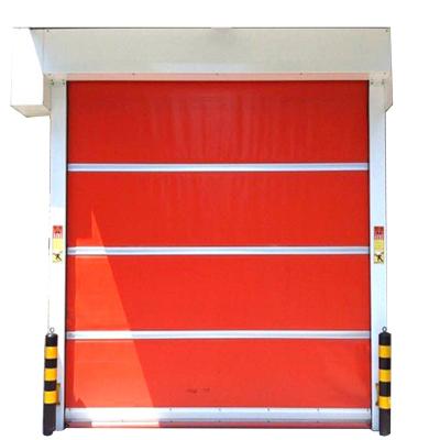 China Soft Quick Action PVC Windproof Warehouse Auto Repair Insulated High Speed ​​Rolling Shutter Doors for sale