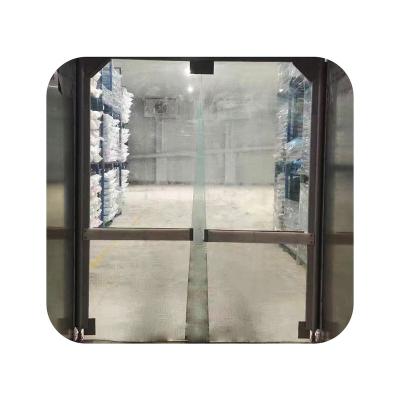 China Waterproof Swing Type Flexible PVC Plastic Interior Double Door For Commercial for sale