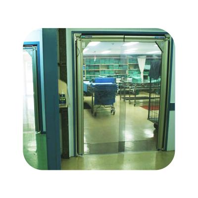 China High Quality Waterproof Crashproof PVC Transparent Soft Open Double Open Door For Warehouse for sale