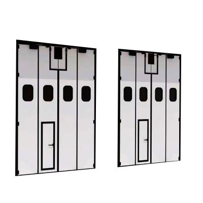 China Folding Electric Insulated Industrial Folding Screen Door For Factory And Workshop for sale