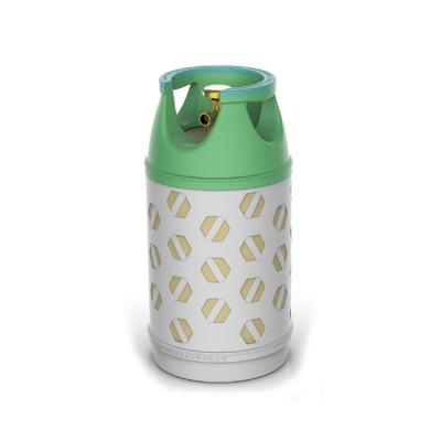 China Professional LPG Supply 18L Composite Material Liquefied Petroleum Gas (Lpg) Gas Cylinder for sale