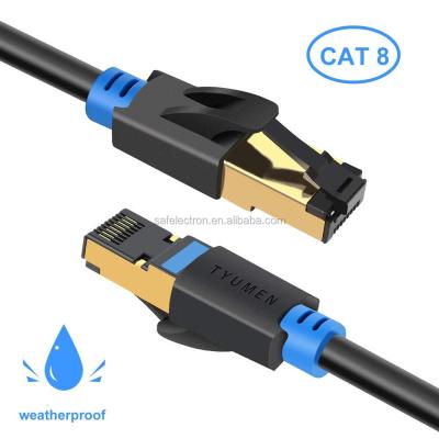 China 5G Networking Patch Cat8 1.8m/6ft Tie Down SSTP Cable 40G 2000MHz 24AWG CAT8 RJ45 Ethernet Network Patch Cable for sale