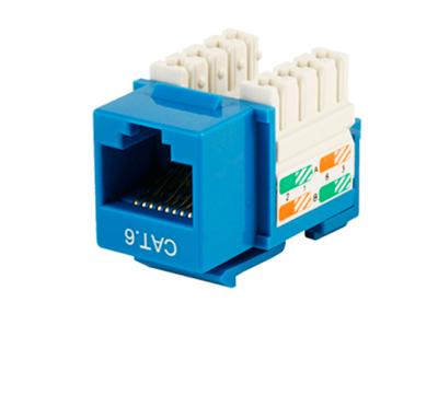 China PC UTP Cat6 Keystone Jack - RJ45 Modular Jack - Cat6 Network Coupler - Cat5/5e/6 Compatible - Cat6 Network Jack for sale