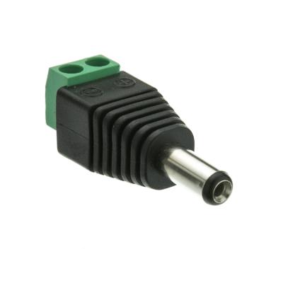 China Zinc Alloy DC Male Plug Connector, 5.5*2.1mm, 12V DC Male Connector for sale