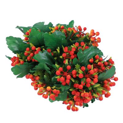 China Fashional Christmas Decoration Supplies Indoor Home Decor Foam Artificial Blueberry Berry Flower Xmas Decor for sale