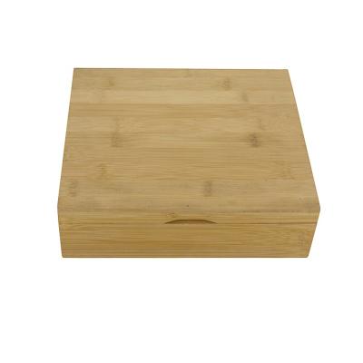 China Sustainable Hot Sale Plant Natural Household Bamboo Storage Box for sale