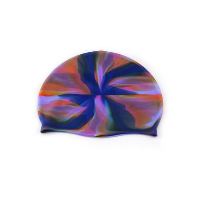 China Swimming Pool No Toxic And Smell Swimming Caps For Women Silicone Cap Soft Hair For Short Reduce Clog for sale