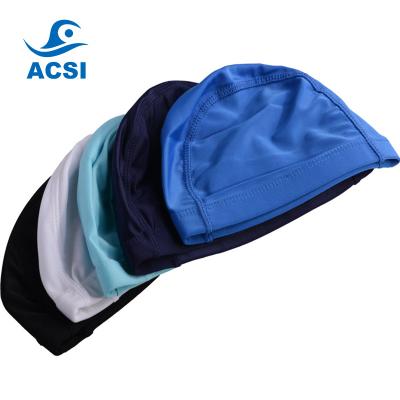 China Comfortable Lycra swim cap, lycra&nylon swim cap, lycra fabric swim cap for sale