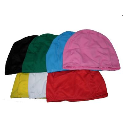 China 100% Polyester Swim Cap Swimming Hat Swimming Cap With Logo Printed Customized for sale