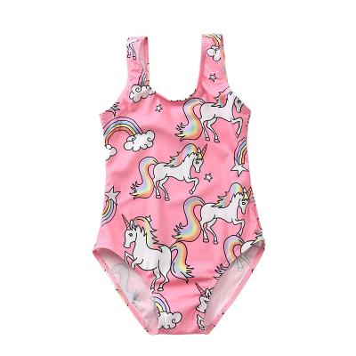 China Girls Breathable Unicorn, Flamingo, Cactus, Rainbow, Swimming Suit Swimwear Kids for sale