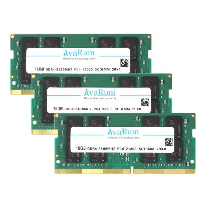 China LAPTOP AvaRum RDA 4 16GB 2133mhz 2400mhz 2666mhz SODIMM 2Rx8 For Laptop PC4 Memory RAM for sale