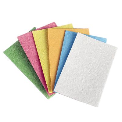 China Sustainable High Quality Pop Up Sponge Cloth Compression Cellulose Sponge For Washing Dishes for sale