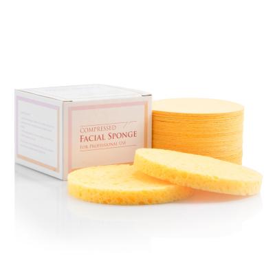 China Factory Biodegradable Beauty Sponge Facial Cleansing Compressed Facial Sponge for sale