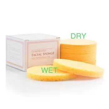 China Microfiber Compressed Sponge Cellulose Sponge Viable Cleansing Magic Facial Set for sale