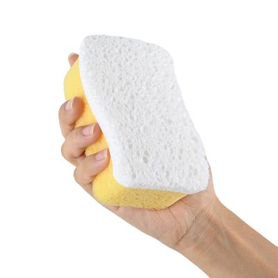 China Private Label Biodegradable Facial Sponge 100% Cellulose Care Natural Compressed Sponge for sale