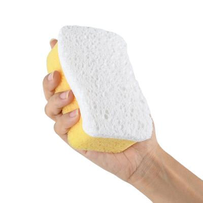 China New Sustainable Exfoliating Bath Mesh Cellulose Sponge Scrubber for sale