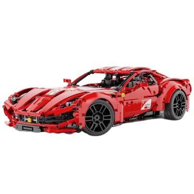 China T5001 Toy Block Cada DIY Kit Stem Kid's Model Pull-Back Race Popular Custom Pull Back Building Funny Racing Car Set Remote Control Car for sale