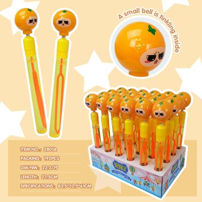 China New Arrival Plastic Kids Learning Stick Toy Birthday Gift Soap Water Bell Toy Creative Toy Outdoor Summer Bubble Gun Bubble Wand Gif for sale