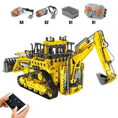 China Building Toy Mold King 17023 Bulldozer Kids Car Toy Model Legoing Radio Control Toys For Kid Brick Building Block Legoi Educational Gift for sale