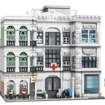 China Toy Urge 10188 building block mini building block hospital legoi architecture brain children toys 2021 kids street view brick kid toy education gift Legoi for sale