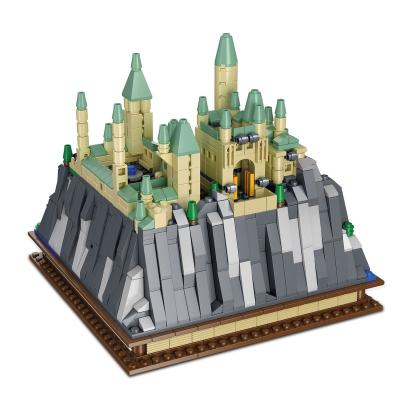 China Building Toy Mork 031006 Hogwarts Castle Brain Toy 2021 Legoi Architectural Building Block Streetview Brick Toy Sets Legoi Educational Gift for sale