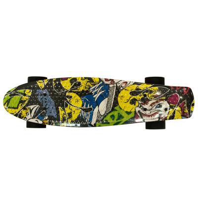 China Wholesale Factory Outlet Beginner Street Board Wear Resistant PP Plastic Skateboard for sale