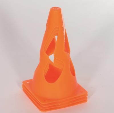 China 8inch Plastic Soccer Sport Training Traffic Cones Factory Price Kids Toy Football Cone Durable for sale