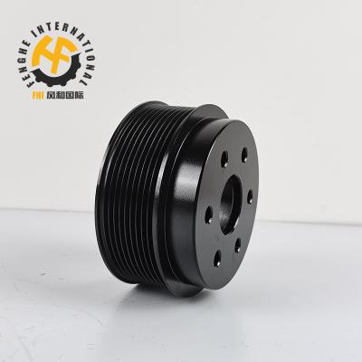 China High Quality Machinery Repair Shops PC200-5 6D95 Cooling Water Pump Belt Pulley Spline Coolant Pump Pulley Brand New for sale