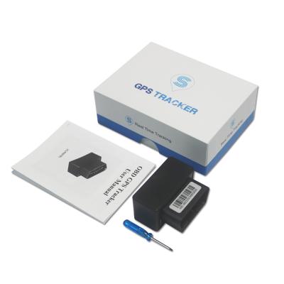 China Speed Warning Automotive OBD GPS Tracker Play And Plug Vehicle Tracking Device for sale