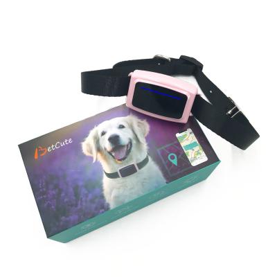 China Ip67 Smart Waterproof Pet Gps Tracker Realtime Tracking With Night Light for sale