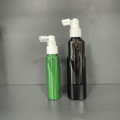 China Used For Fashion Cosmetic Design Plastic Oral Spray 60ml PETG Bottle for sale