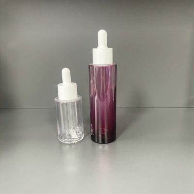 China Used For Petg Cosmetic Plastic Bottle Factory Price Wholesale Skin Care Set Plastic Petg Lotion Dropper for sale