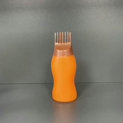 China Comb Bottle Opener 170ml Plastic Packaging Liquid Cosmetic Comb Bottle for sale