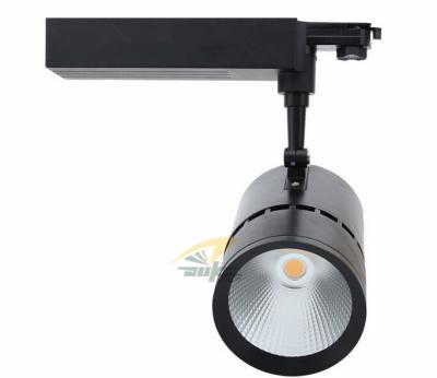 China High power 40W 3 phase LED Track Lights Adjustable Flexible Dimmable LED Track Lighting Fixtures for sale