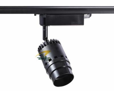 China High CRI 83 LED Track Lights IP20 25W Shop Spotlights White Housing 100% uniformity for sale