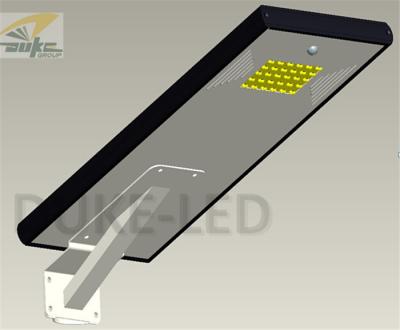 China Luz infravermelha solar integrada da estrada da indução das luzes de rua 12W do diodo emissor de luz para a passagem à venda