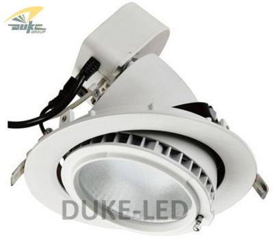 China 28 Watt Adjustable Dimmable LED Ceiling Spotlights CREE LED Chip 360° Gimble for sale