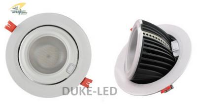 China 10 Inch 60w High Power Tilting LED Down Lighting Fixtures 60° Dimmable LED Recessed Ceiling Lights for sale