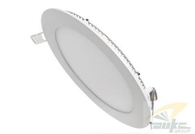 China 7W 3 Inch Dimmable IP42 LED Flat Panel Lighting White Round Shape High 83 CRI for sale