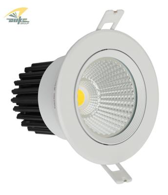 China 83Ra 5 Zoll Ausschnitt PFEILER LED Downlight natürliches weißes Licht Blendschutz für Restaurant-Hotels zu verkaufen