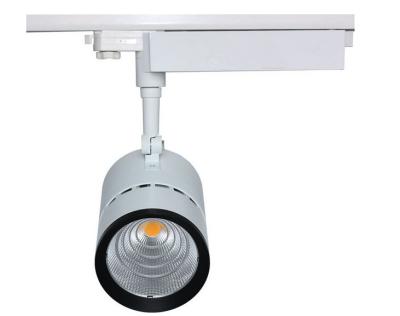 China 30 LEIDENE van de graadwinkel Spoorlichten 10W - 20W IP20 CREE-MAÏSKOLF, van de Binnen LEIDENE het Aluminiumhuisvesting Vlekverlichting Te koop