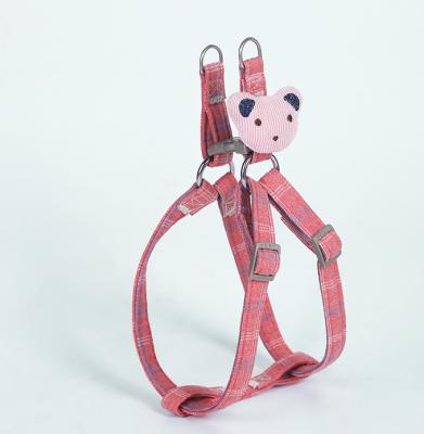 China Cartoon Viable Style Adjustable Chest Strap Pet Wholesale Price Stretch Dog Harness And Leash Set for sale