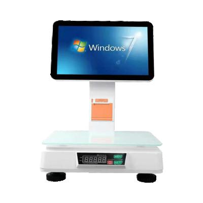 China 15.6inch touch aio consuming pos cashier i3 cpu 4GB Win10 touch screen dual pos system 250 pos for sale