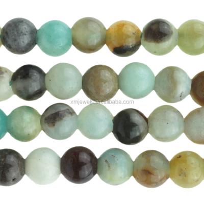 China Jewelry Making Black Gold Amazonite 6mm 8mm Big Hole Beads For Jewelry Making for sale