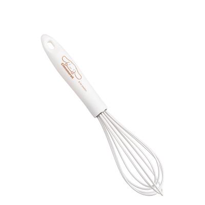 China CHEFMADE CL5007 Silicone Wire Flask Viable Kitchen PP Plastic Handle Non-Stick Manual Egg Beater For Baking Cooking for sale