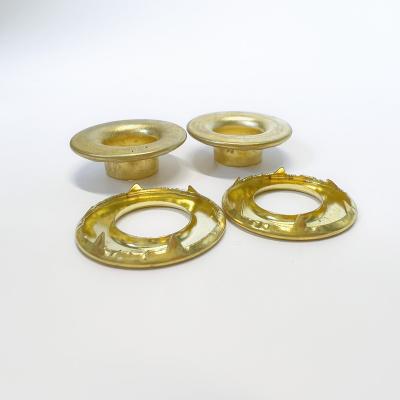 China Brass Banner Teeth Teeth Mark Heavy Duty Grommets and Stainless Steel Gasket for sale